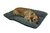 Hundedecke Hundebett braun 70 x 100 cm mit Thermovlies-Füllung