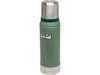 Stanley Classic Vakuum-Flasche 0.75 Liter, 18/8 Edelstahl Hammertone grün, Vakuum-Isolation
