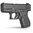 Pistole Glock 43, Kaliber 9 mm Para mit zwei Magazinen, Taschenpistole Vorführmodell
